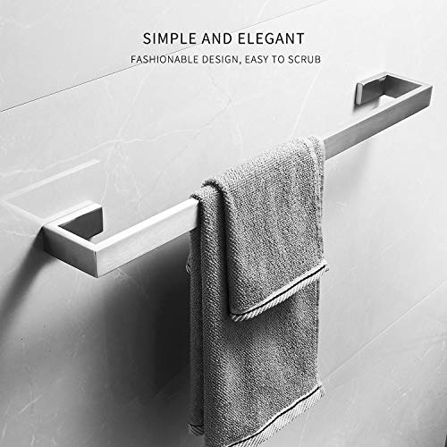 Four Piece Bathroom Accessories Set Stainless Steel Wall Mounted,Brushed Nickel Finished