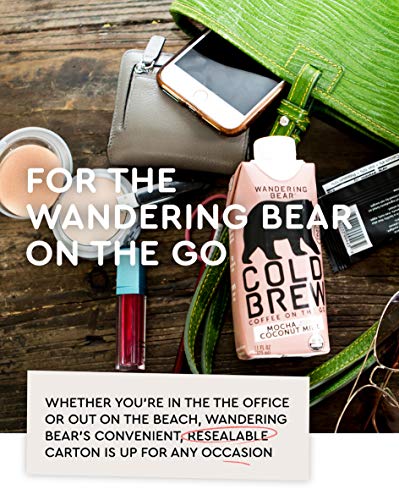 Wandering Bear Organic Cold Brew Coffee On The Go, Variety Pack, 11 fl oz, No Sugar, Ready to Drink, (Pack of 6) - Thumbnail 5
