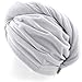 Evolatree Microfiber Hair Towel - Wet Hair Wrap Turbans - Rapid Dry, Anti Frizz Curly Hair Products - Quick Drying Cap, Plopping Tshirt Head Wraps for Women - Turban Hair Towels, Gym Salon Bath Shower (Glacier Gray)