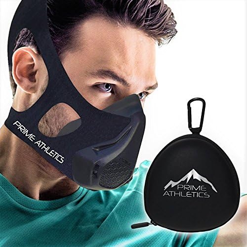 Summit Training Mask | Elevation Endurance Cardio Effects &amp; High Altitude Workout Resistance Breathing Simulation | BONUS eBOOK &amp; TRAVEL CASE | NON-SLIP STRAP | Running Cycling HIIT MMA Gym &amp; Fitness