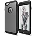elago® [Duro[Black/Metallic Dark Grey] - [Premium Armor][Heavy Shock Absorption][Dual Layers] – for iPhone 6/6S Plus