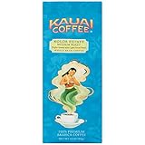 Kauai Whole Bean Coffee, Koloa Estate Medium Roast - 100% Premium Arabica Whole Bean Coffee from Hawaii's Largest Coffee Grower - Bright Aroma with Light Floral Notes (10 Ounces)