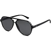 SOJOS Classic Polarized Aviator Sunglasses for Women Men, Retro Trendy Aviators Shades SJ2201