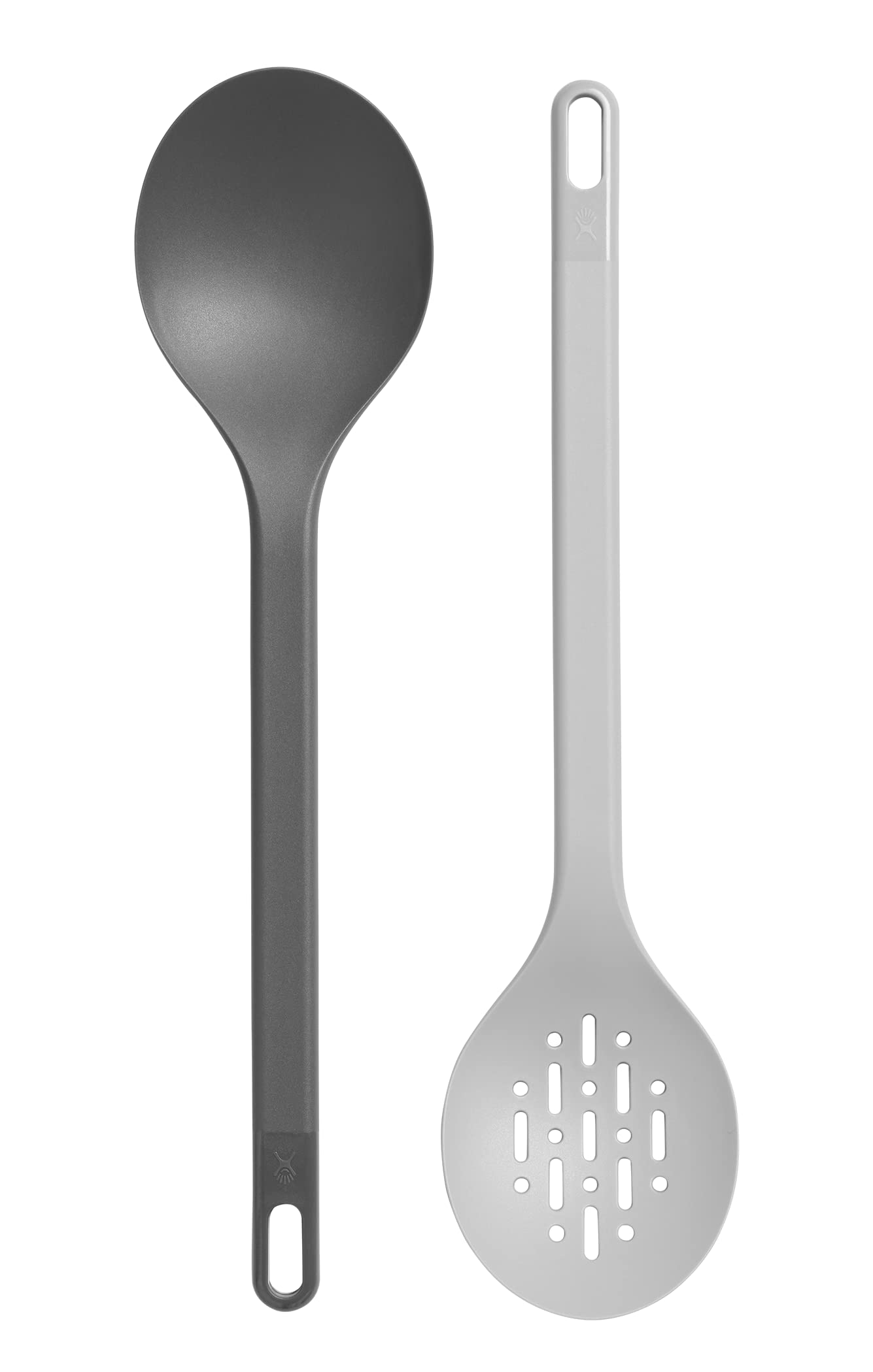 HYDRO FLASK - Outdoor Set of Large Serving Spoons - Heat and Break Resistant - Multifunctional and Stackable Kitchen Utensils - Perfect for Stirring and Draining - BPA-Free - Dishwasher Safe - Birch