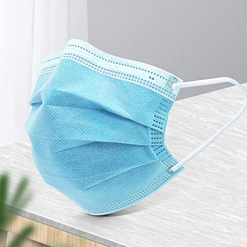 DTBG-Covers-20PCS-3-Layer-Wearing-Facial-Cover-Blue