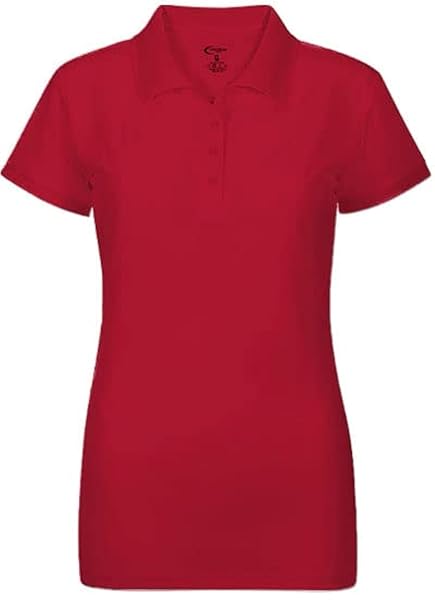 PREMIUM WEAR POLO T-SHIRT FOR JUNIOR GIRLS – HIGH-PERFORMANCE MOISTURE WICKING FABRIC | RED – X-LARGE