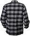 ScorpionEXO Covert Men's Motorcycle Flannel Riding Shirt with Pockets for Optional CE Rated Armor (Black/Grey - LG)