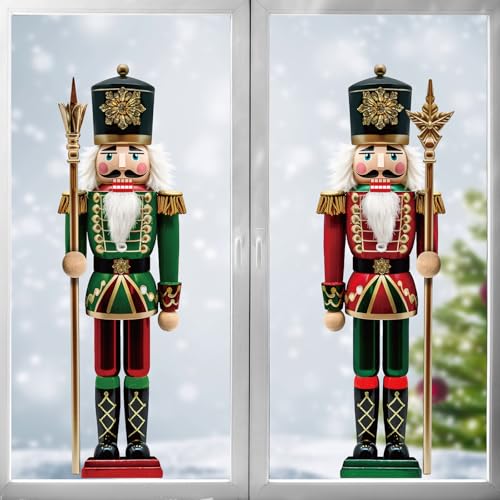 Ivenf Christmas Window Clings Decorations
