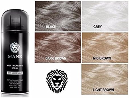 Mane America Hair Thickening Spray Travel Size (100ml) (Dark Brown)