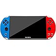 ERYUE Console, X12 Plus 7 inch Video Game Console Built in 1000 Games 16GB Handheld Double Joystick Game Controller Spupport AV Output TF Card Music E-Book