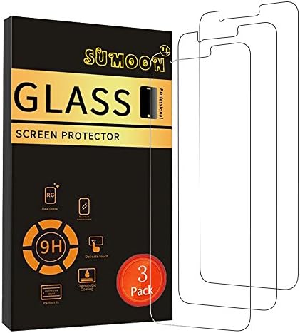 SUMOON Huawei Honor 7X/ Huawei Mate SE Screen Protector - Tempered Glass [2.5D Arc Edges] [9H Harness] [Scratch Resistant] [Ultra Clear] [Bubble-Free] Screen Protector for Huawei Honor 7X (3 Pack)