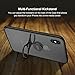 ICONFLANG iPhone X Case, Slim Fit Shell Hard Plastic with Adjustable Ring Holder Stand Anti-Scratch Resistant Cover Case for Apple iPhone X 2017 Release 5.8 inch - Clear