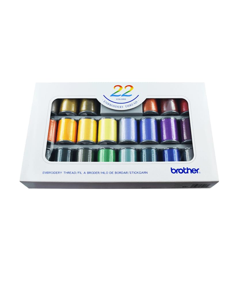 Embroidery Thread Set 22 Colours ETS22
