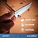 Benchmade 551-ORG Griptilian Plain Drop-Point Satin Finish Knife (Orange Nylon Handle)