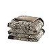 Comfort Spaces Charlize 5 Piece King Size Comforter Set Paisley Jacquard Bedding, Black and Gold
