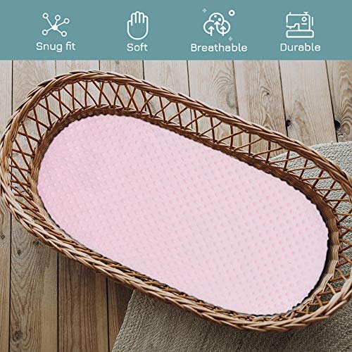 Sheets, Soft and Strechy Minky Fitted Sheet, Bedside