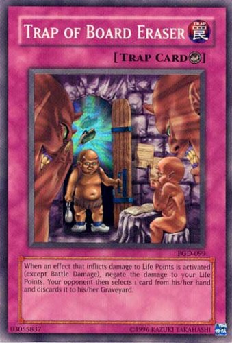 Yu-Gi-Oh! - Trap of Board Eraser (PGD-099) - Pharaonic Guardian - 1st Edition - Super Rare