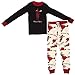 Lazy One Boys' Almoose Asleep Long Sleeve s PJ Set