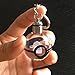 S-SO K9 Crystal 3D Bulbasaur pokemon ball Night LED light keychain ring
