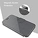Taken iPhone 8 Leather Wallet Plastic Case with Credit Cards Slot and Metal Magnetic Clip, Apple iPhone 7 Flip Cover, Vintage and Fashion, Durable and Shockproof Holster, 4.7 Inch (Gray) 2017/2016