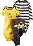 Carter's Baby Boys' 3 Piece Take Me Away Set (Baby) - Construction - 12M