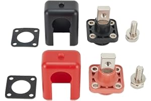 2PCS Lithium Battery Terminal 200A High Current Copper Terminal Battery Connector Current Binding Post