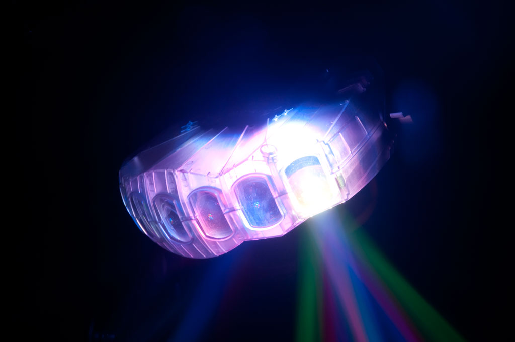 American Dj Jelly Fish Translucent Sound Active Effect