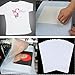YURROAD 10 Sheets T-Shirt Transfers Printers A4 Iron on Inkjet Heat Transfer Paper for Light Color Fabrics Cloth