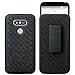 LG V20 Case, Black Swivel Slim Belt Clip Holster Armor Protective Case, Defender Cover with Swivel Locking Belt Clip [Kickstand Feature] for LG V20 (Holster Shell Combo) - Black
