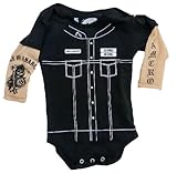 SOA Sons of Anarchy Vertical Reaper Infant Baby Romper Snapsuit (12-18 Months)
