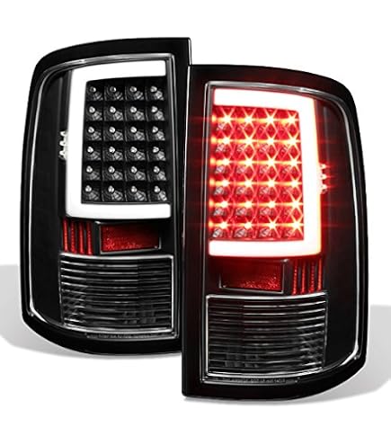 Faros Delanteros Proyectores Negros Para Dodge Ram 1500-3500 2009-2012 – CROSSDESIGN, Estilo Halogen