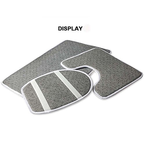 CHAQLIN Bath Mat,Wood,Rustic Old Barn Wood Bathroom Carpet Rug,NonSlip