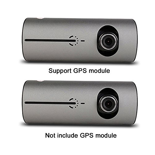 Dual Lens Car DVR, 2.7" TFT Full HD 1080P Front and Rear Car Camera Dashcam, Build in 2 CMOS Sensors GPS module Memory Card Motion Detection, G-Sensor Night Vision Motion Detection(Without GPS)