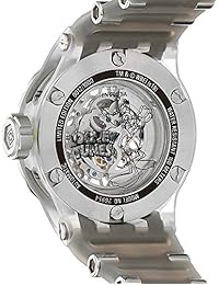 Invicta 26954 - Reloj automático para hombre (acero inoxidable y silicona), color gris