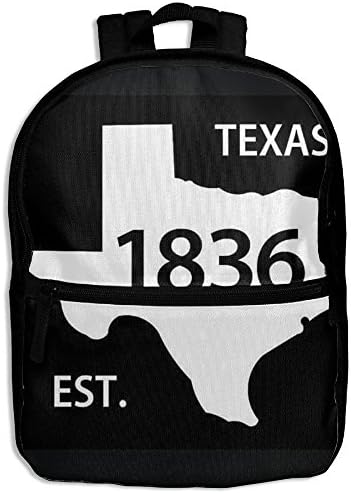 I Love Texas Kid Girl Lovely School Bag Bookbag Roomy With Zipper Summer Camp Shoulders Bag Backpacks