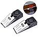AUSHEN Door Stop Alarm 120dB Home Wedge Shaped Blocking Security Systerm for Home or Travel 2pcs Set