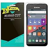 Klear Cut [6-Pack] - Anti-Glare Screen Protector for Kyocera Hydro Air LTE - Lifetime Replacement Warranty - Anti-Bubble & Fingerprint Resistant HD Matte PET Shield