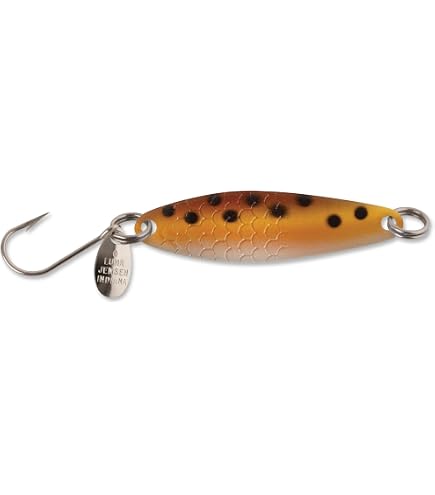 best size for needlefish lure trout trolling LUHR-Jensen Spoon, and Casting Trout, Kokanee and Salmon, 1 (1-1/2