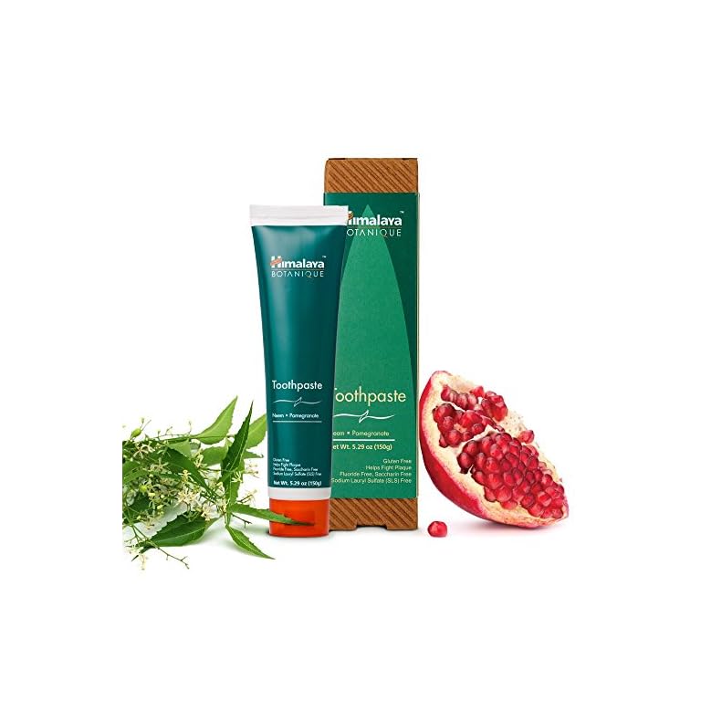 Himalaya Botanique Neem & Pomegranate Toothpaste, Original Formula for