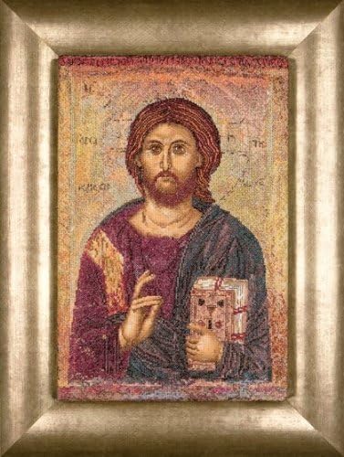 Thea Gouverneur Christ Pantocrator 476 Cross Stitch Kit