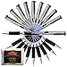 Cello Butterflow Black Pen Smooth Fine Writing 0.6 mm Tip + TeaLegacy Free Sampler (10 Ball Point Pens) Exam Series Write Long Time In School & College Low Pressure High Volume Elastic Grip