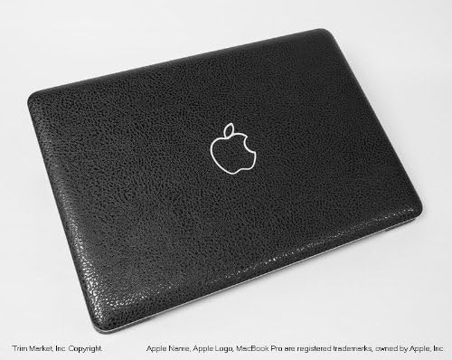 For Macbook Pro 13.3 Model A1278 Protective Skin Body Wrap Black Carbon Fiber (Full Kit 7 Pcs)