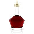 Viski Belmont 3oz. Bitters Glass Bottle with Gold Dasher Top, Bitters for Cocktails, Barware, Bar Tools, Cocktail Bitters, Bartender Accessories