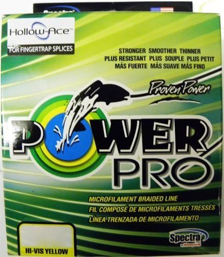 PowerPro Hollow Ace - 80lb. - 500yd. - Hi-Vis Yellow by PowerPro Spectra