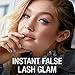 Maybelline Volum' Express The Falsies Waterproof Mascara, Volumizing and Separating Make Up Formula, Blackest Black, 1 Count