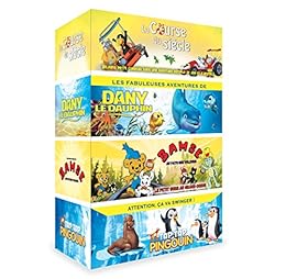 Animation Pour Les Tout-Petits - Coffret 4 Films : Bamse Au Pays Des Voleurs + La Course Du Siècle + Tap Tap Pingouin + Les Fabuleuses Aventures De Dany Le Dauphin - Pack