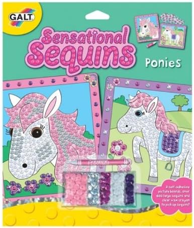 Galt Toys Inc Sensational Sequins Pets Ponies Kit