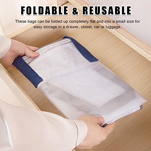 Clear Storage Bags with Zipper, 75L Extra Large Capacity Closet, Underbed Storage Organizer