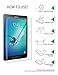 Galaxy Tab S3 Screen Protector [2 Pack],Yoozon Samsung Galaxy Tab S3 9.7 Tempered Glass Screen Protector for Galaxy Tab S3 (9.7 Inch, SM-T820 T825)