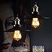 B2ocled Black Pendant Light, Edison Light Bulb American Village Lamps Hanging,Diameter 8.66in Pendant Lighting
